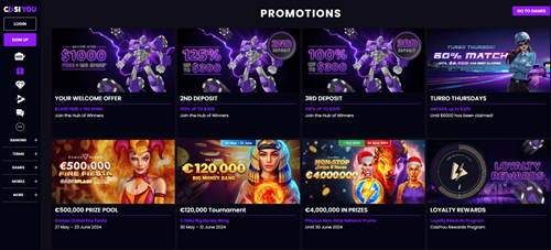 CasiYou Mobile Bonuses CasiYou Mobile Bonuses